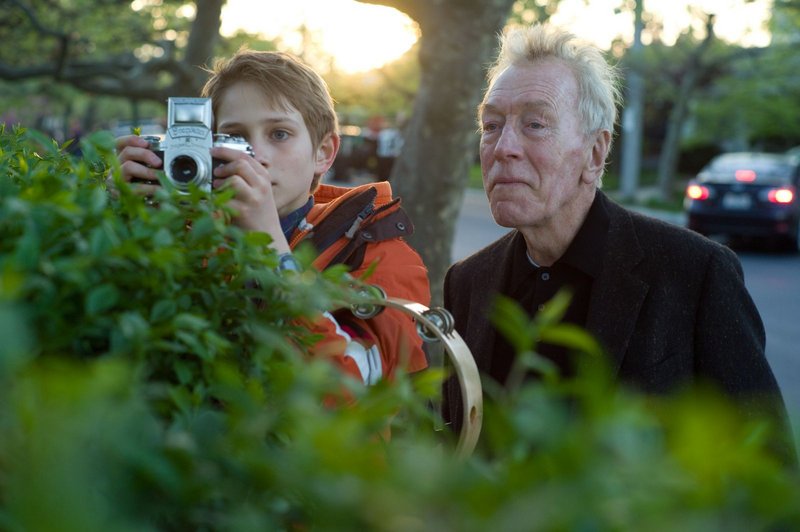 Thomas Horn with Max Von Sydow, a grandfatherly composite character known as The Renter, created by “Incredibly Loud” screenwriter Eric Roth to accompany Oskar on his outings in the city.