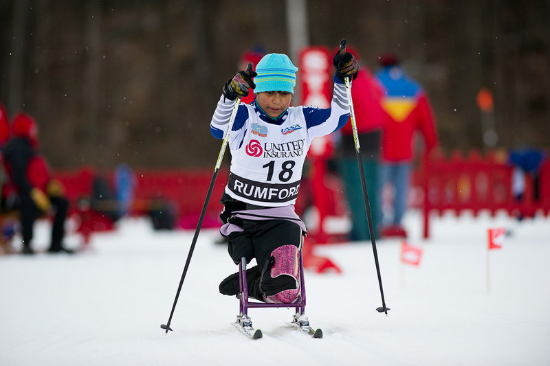 It’s got to be a thrill when you beat the more experienced competitors you’ve been looking up to for a while. And that’s just what Cape Elizabeth’s Christina Kouros did when she took the title in the 5-kilometer women’s adaptive sit-ski race Thursday at the U.S. cross country ski championships at Black Mountain in Rumford.