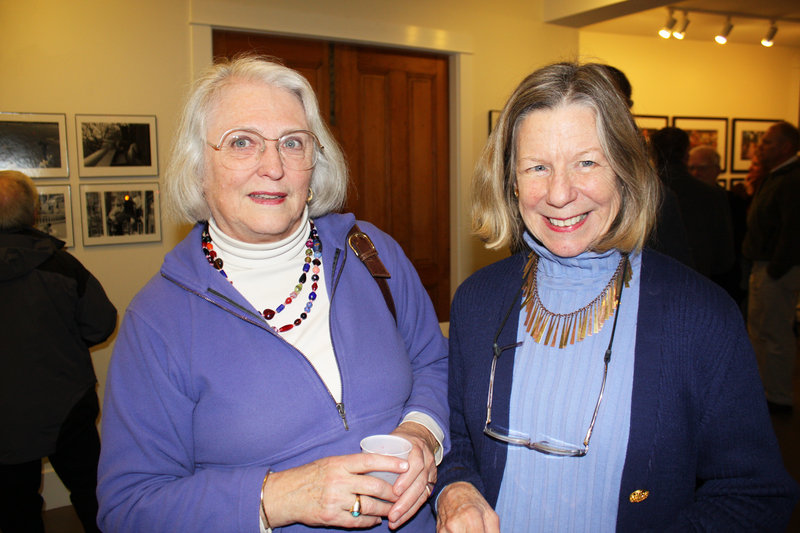 Gael May McKibben and University of New England Art Gallery director Anne Zill, co-curators of an upcoming show of contemporary Maine women art pioneers.