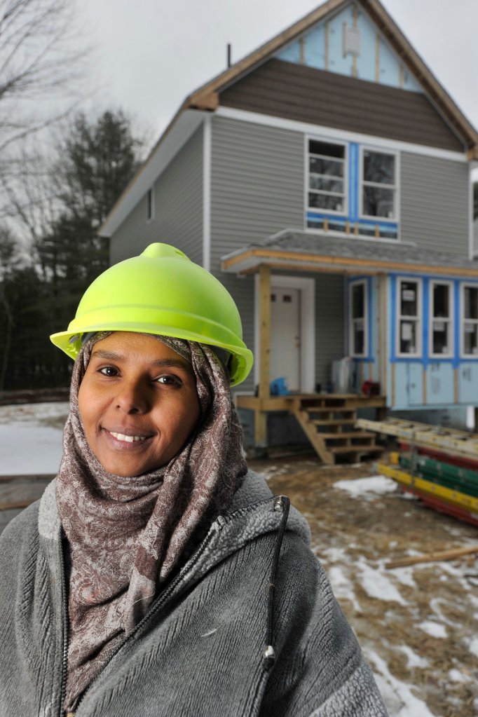 Hana Tallan is helping with work on a home she has purchased from Habitat for Humanity of Greater Portland, one of 11 Habitat homes under construction or being planned in Freeport. “I feel empowered,” she said. “Every day that I work on my house, I’m learning new things. I know what my house is made of. I brag about it to my co-workers. ... It will be a beautiful home.”