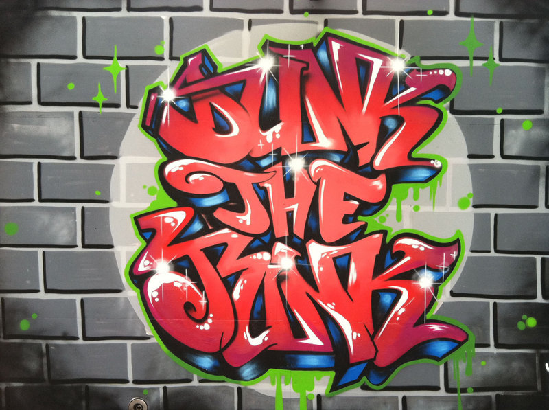 Graffiti artist Too Rich will show his work and demonstrate “tagging” at the Dunk the Junk event Saturday in Rockport.