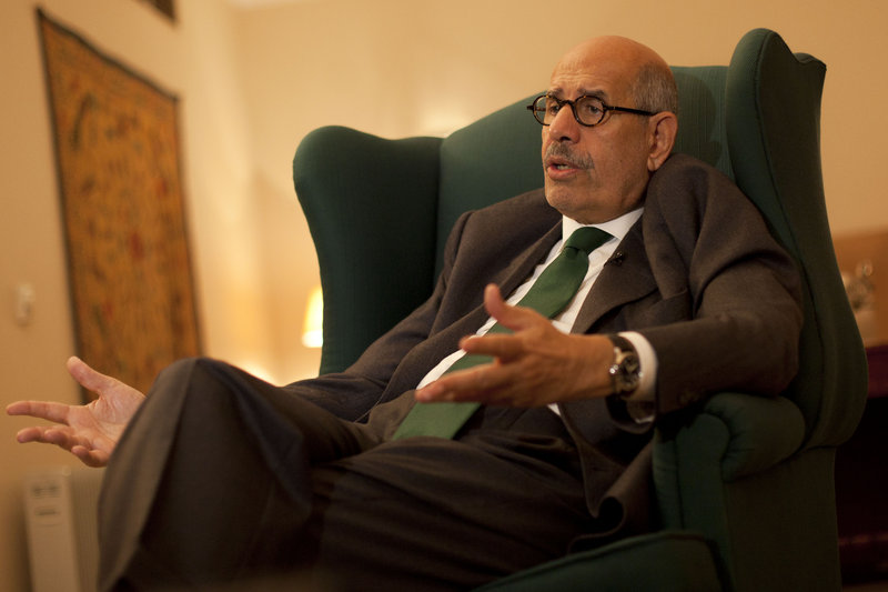 Mohamed ElBaradei, a pro-reform leader and Nobel peace laureate, says the military still holds Egypt in a firm grip.