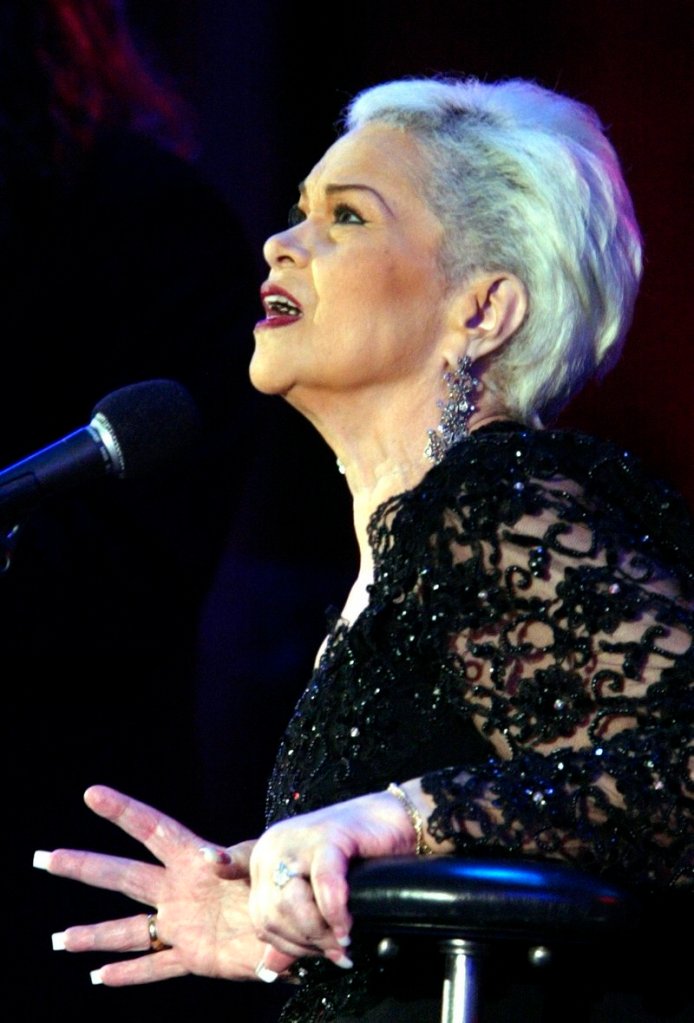 Etta James performs at the Hollywood Bowl in Los Angeles.