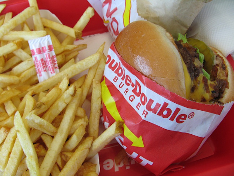 The Double-Double is In-N-Out's signature burger, but a Chinese company has started selling it anyway.