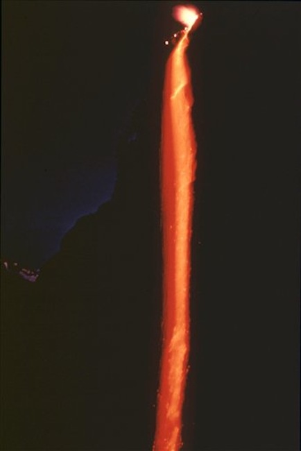 In this undated photo provided by the Yosemite National Park Service, the firefall from Glacier Point is shown in Yosemite. (AP Handout Photo/Yosemite National Park Service)