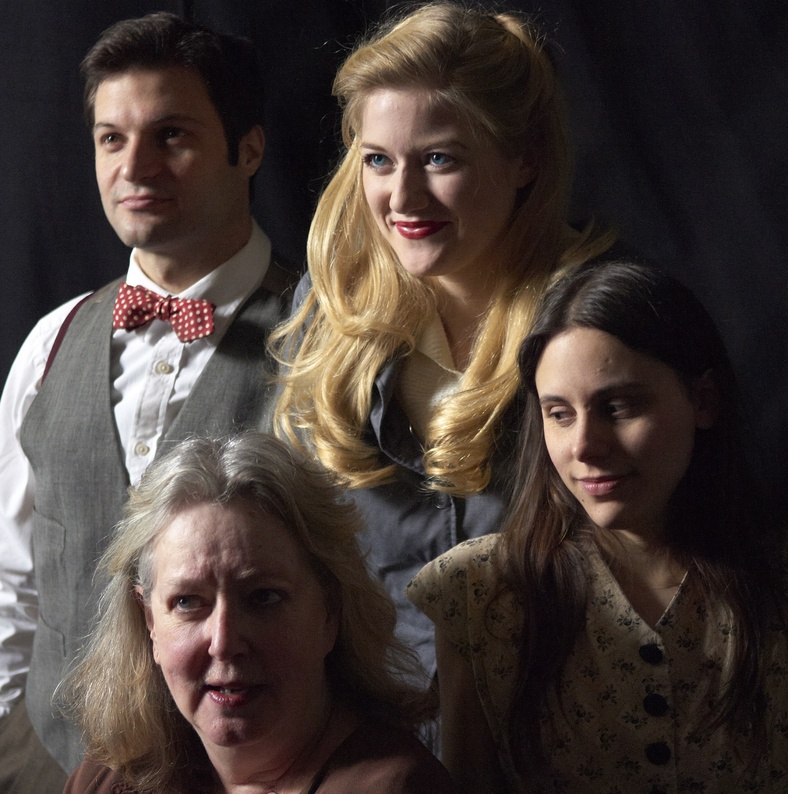 Justin Adams, Maureen Butler, Courtney Moors and Sarah Lord in the opening moments of Portland Stage Company’s production of “Hidden Tennessee” by Tennessee Williams, opening this week and continuing through March 18. new keyword
