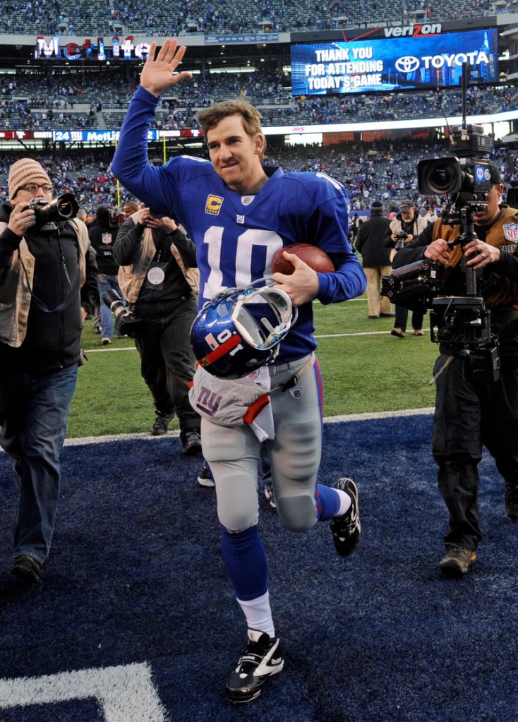 Eli Manning has a chance today to finally escape from the shadow of his older brother, Peyton, who also has one Super Bowl win.