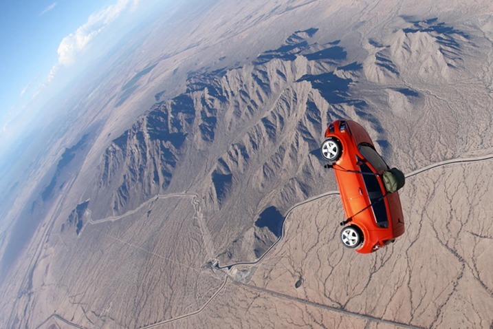 Chevy's skydiving Sonic