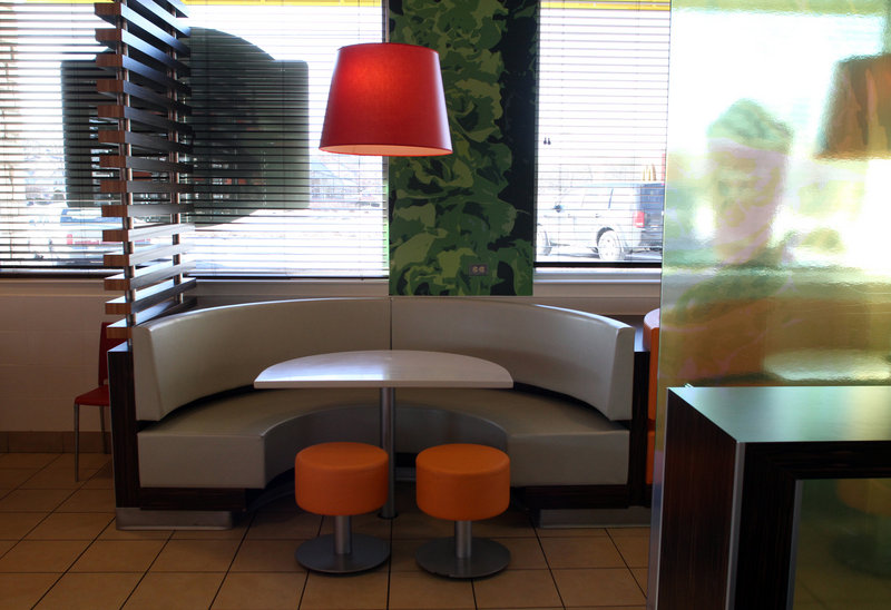 This Illinois McDonald’s sports the company’s new upscale look.