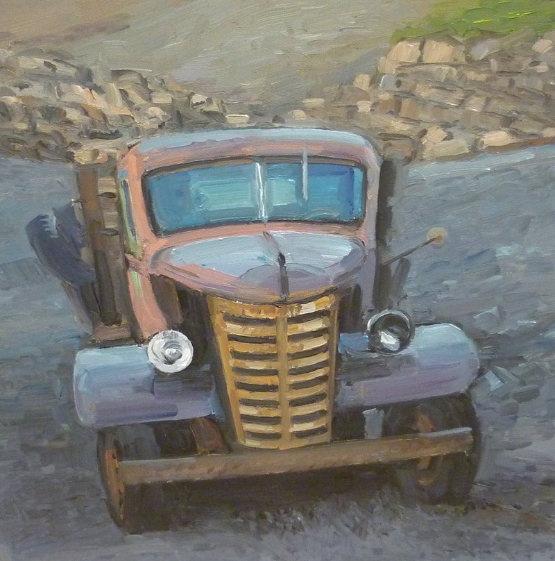 "Woodstock Ford", a painting by Kevin Beers.