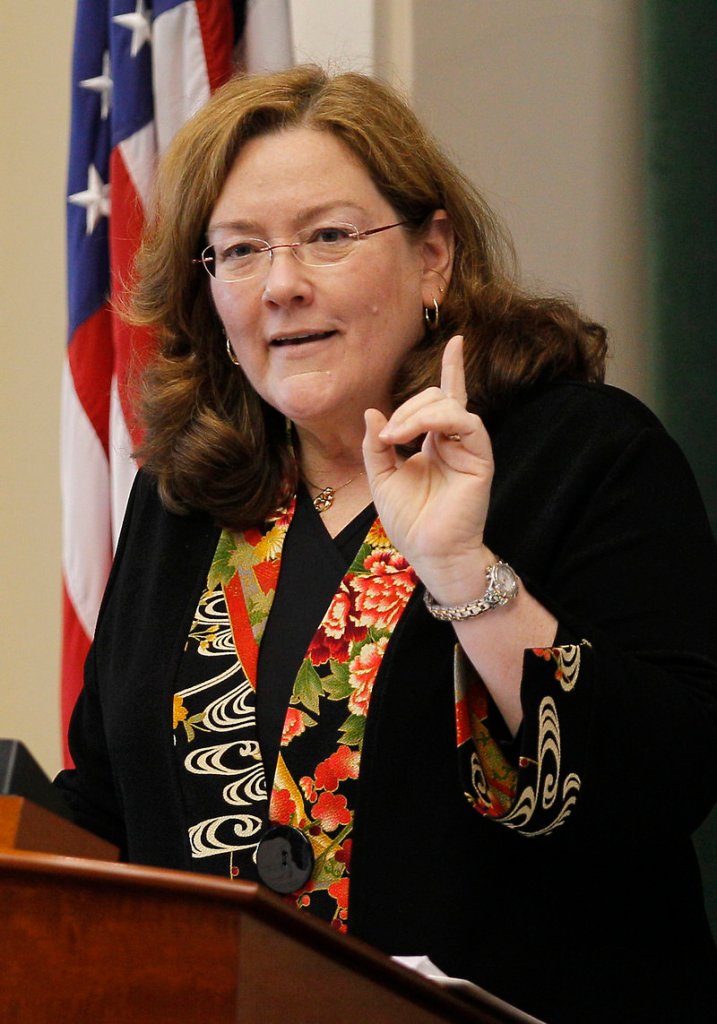 Maine Chief Justice Leigh Saufley, in her annual State of the Judiciary address Thursday, said effective immediately, bail commissioners must not set bail in domestic violence cases unless they have access to defendants’ criminal history.