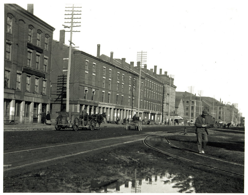 This view of Commercial Street in Portland, circa 1890, is from an online memory book created by Steve Bromage, Maine Historical Society assistant director.
