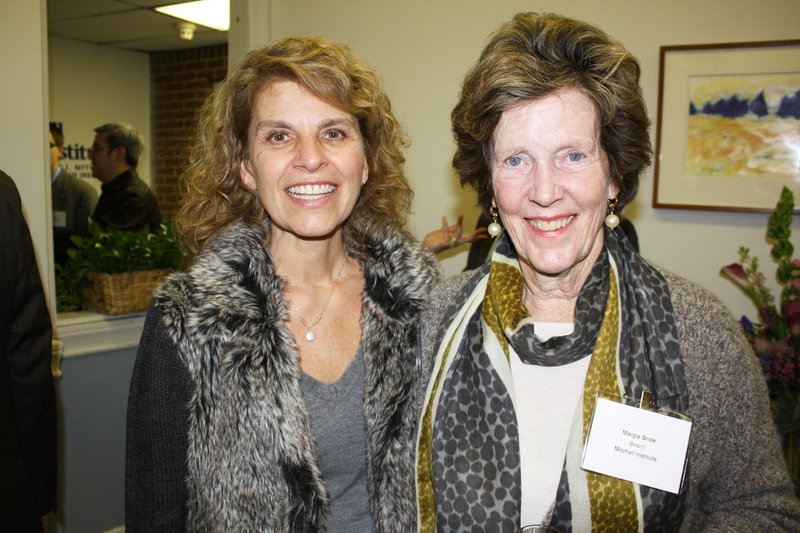 Joyce McPhetres, who serves on the advisory board, and Margie Bride, who serves on the board of directors.