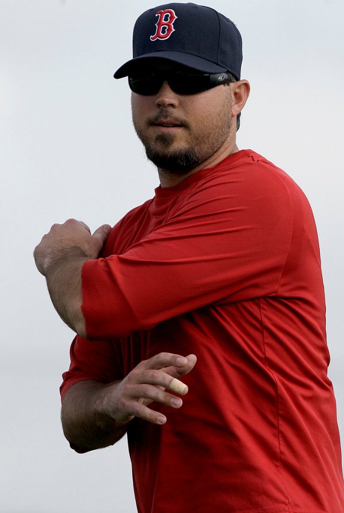 Josh Beckett, who gave up 12 runs in his last two starts, said he was prepared to pitch in every game last season, but admits he did gain some weight by the end of the season.