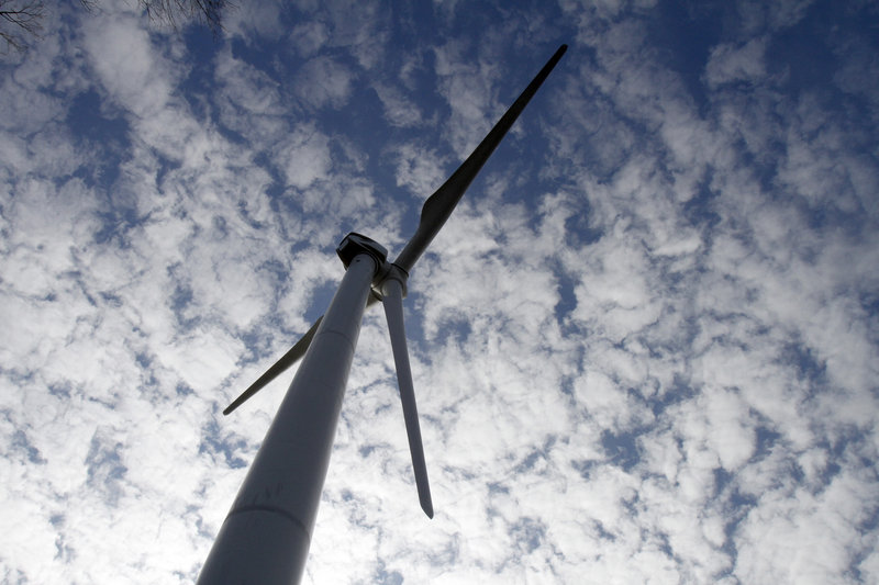 A wind turbine operates at the First Wind project in Sheffield, Vt. Scaling back the drive for renewable power would be a big change for Vermont, where state officials had touted the benefits of wind, solar, biomass and other renewable sources.