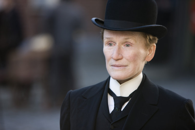 Glenn Close as the title character in Oscar contender “Albert Nobbs.” This is the sixth Academy Award nomination for Close.