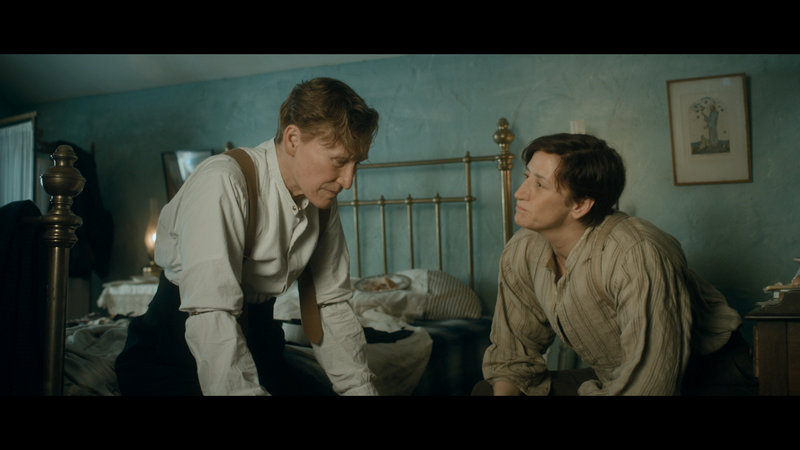 Close as Albert Nobbs in a scene with co-star Janet McTeer.