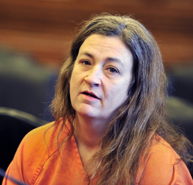 Lisa McDonald, 48, is arraigned Thursday on a charge of manslaughter in the death of her boyfriend, Carlos Ramos, on Nov. 28. She pleaded not guilty.