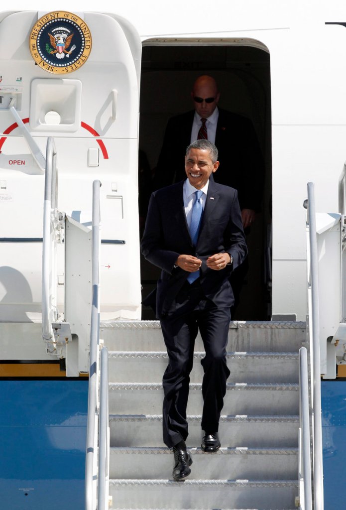 President Obama arrives in Miami on Thursday on a campaign fundraising trip.
