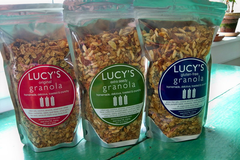 Lucy’s Granola is made by Lucy Benjamin in East Blue Hill.