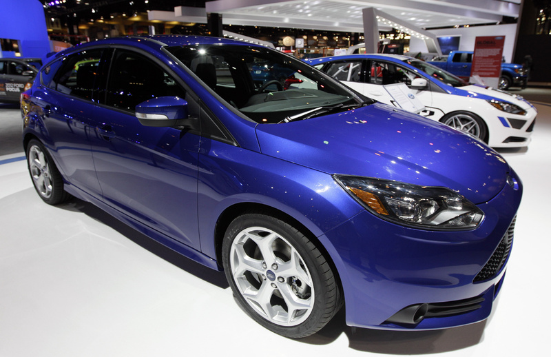 The 2013 Ford Focus ST at last month's Chicago Auto Show. The government bailout of the big U.S. automakers has proved a success.