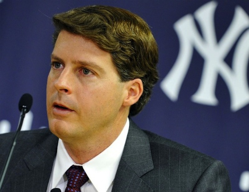 New York Yankees general managing partner Hal Steinbrenner says he'd like to lower the Yankees payroll to $189 over the next few years to avoid the luxury tax. (AP Photo)