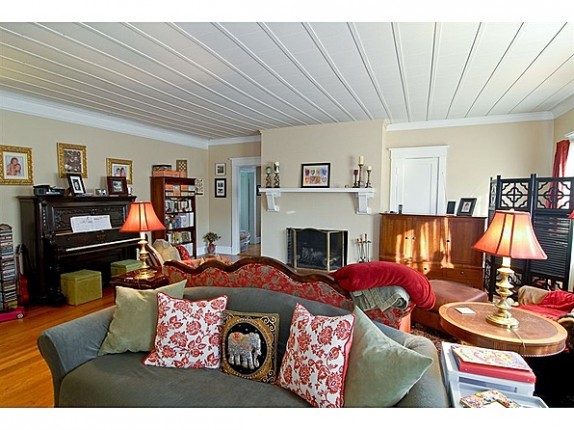 The living room of Ernest Hemingway's boyhood home.