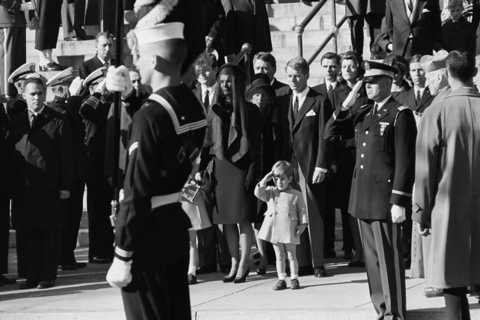 John F. Kennedy Jr. salutes his father's coffin at the 1963 funeral. Stan Steans, the UPI photographer who took the icon photo, died Friday, March 2 in Maryland. He was 76.