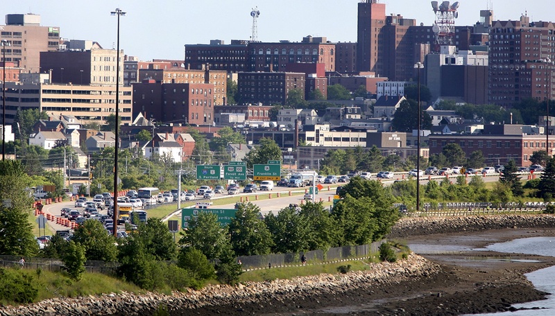 A Forbes survey ranks the Portland, South Portland and Biddeford area sixth in the nation for job-hunting this spring.