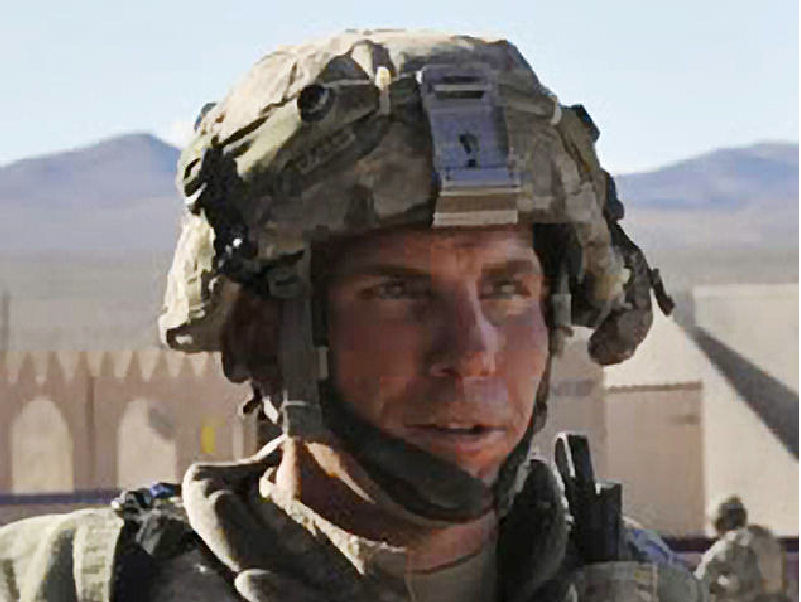 Staff Sgt. Robert Bales is seen participating in an exercise at the National Training Center at Fort Irwin, Calif., in August 2011. Bales is accused of killing 16 civilians in an attack on Afghan villagers earlier this month.