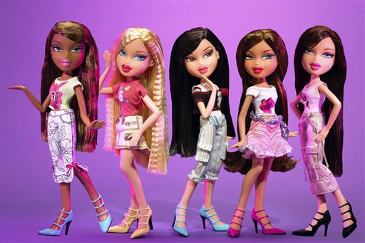 In this photograph released by MGA Entertainment February 10, 2006, are "Feelin' Pretty" Bratz dolls shown at the American International Toy Fair in New York. Toymakers Mattel Inc. and its rival MGA Entertainment have battled for years for supremacy in the fashion doll market and the fight isn't over yet. (AP Photo / MGA Entertainment)