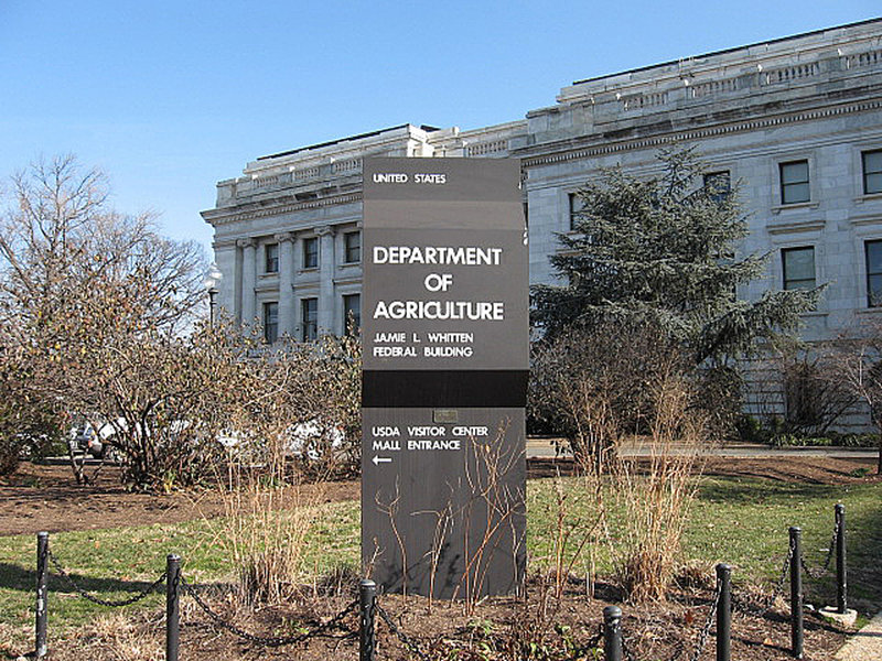 The Jamie L. Whitten Federal Buidling houses the administrative offices of the U.S. Department of Agriculture in Washington, D.C. Some food safety experts say the federal agency has a built-in conflict of interest, caught as it is between having to police U.S. agriculture and to promote it as well.
