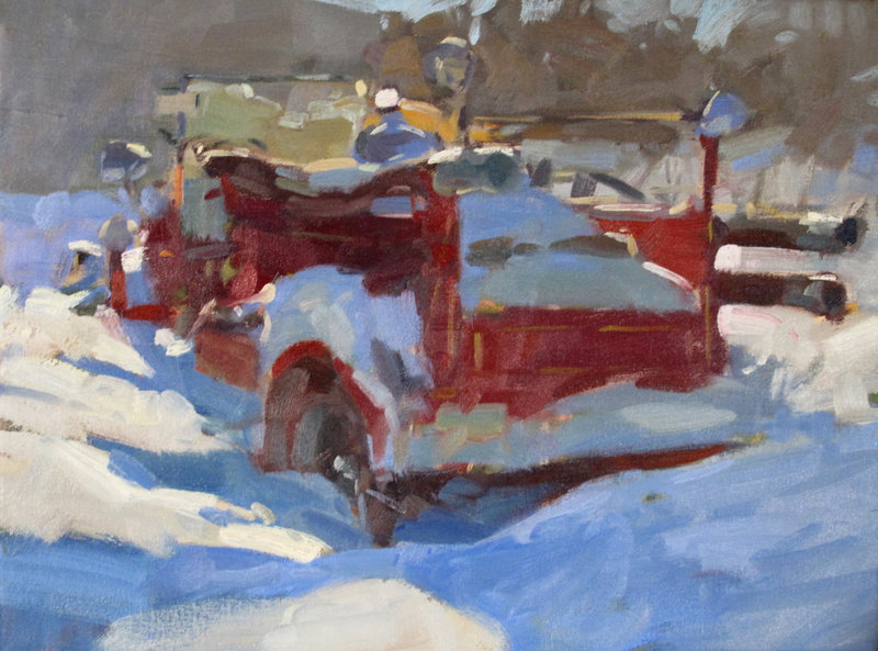 "Firetruck in the Snow" by Colin Page.