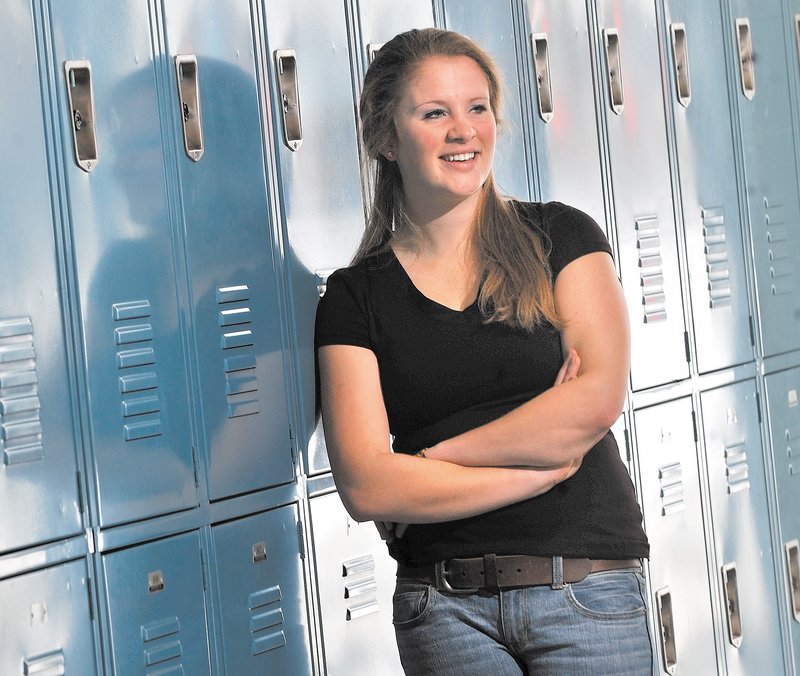 Sidney Crogan, 17, a Winslow High School senior, has been awarded a $20,000 scholarship. She applied for the scholarship by writing a series of essays, including one about a talk with her father.