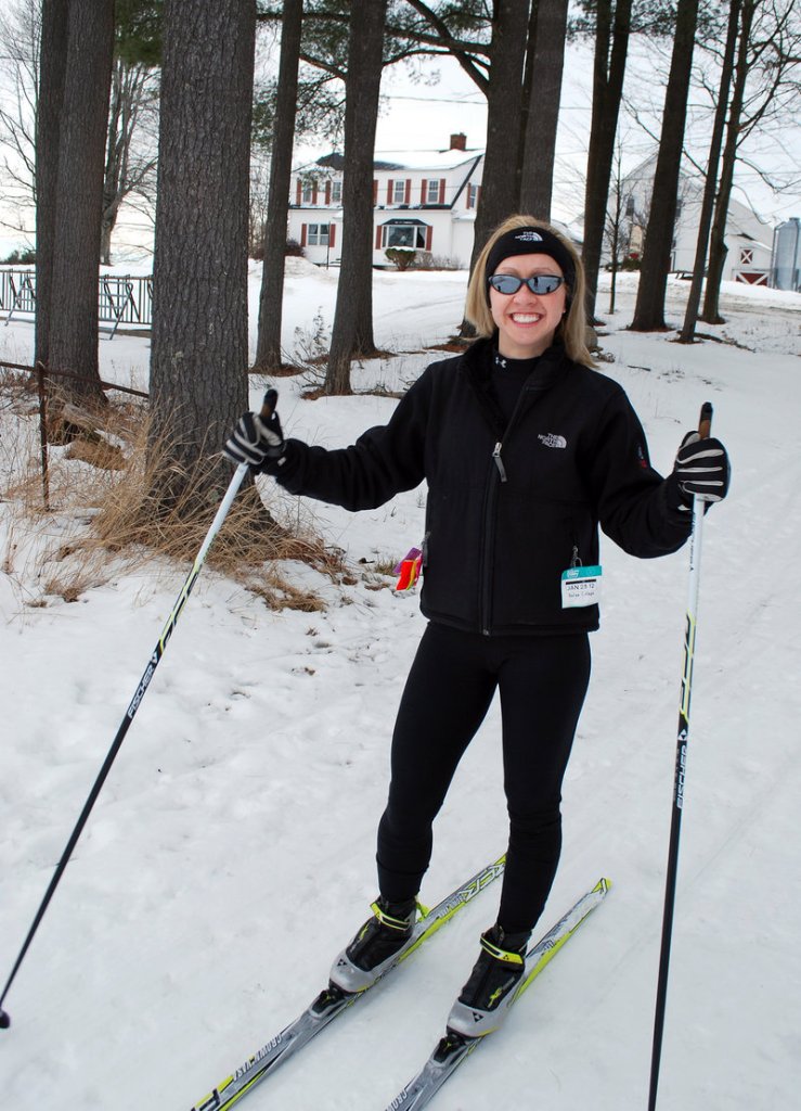 Mary Markowski, a health teacher at Scarborough High, couldn’t wait to put on her cross-country skis after the long-awaited snowstorm.