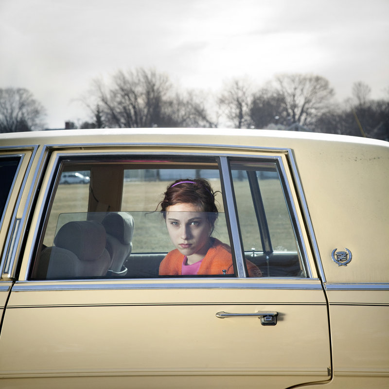 "The Pale Yellow Cadillac, Sadie," 2010, by Cig Harvey.