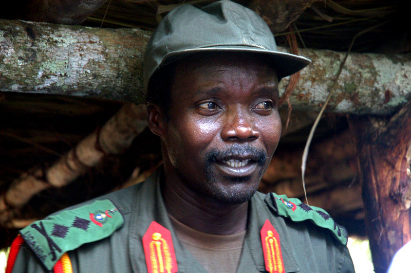 Joseph Kony, above, is leader of the Lord’s Resistance Army, a brutal Central Africa militia that has kidnapped thousands of children and forced them to become sex slaves. An activist group in California is getting attention for a video that documents the atrocities.