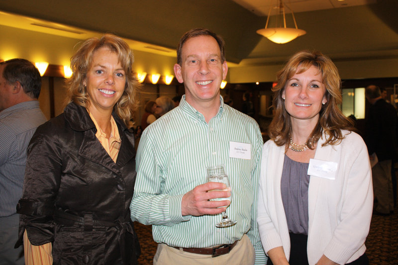 Jennifer Hamilton of Old Orchard Beach, board member Andy Beahm and board member Kim Donnelly.