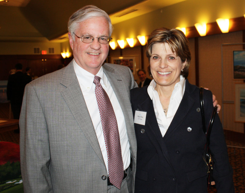 Chris Pierce and board member Nancy Pierce.