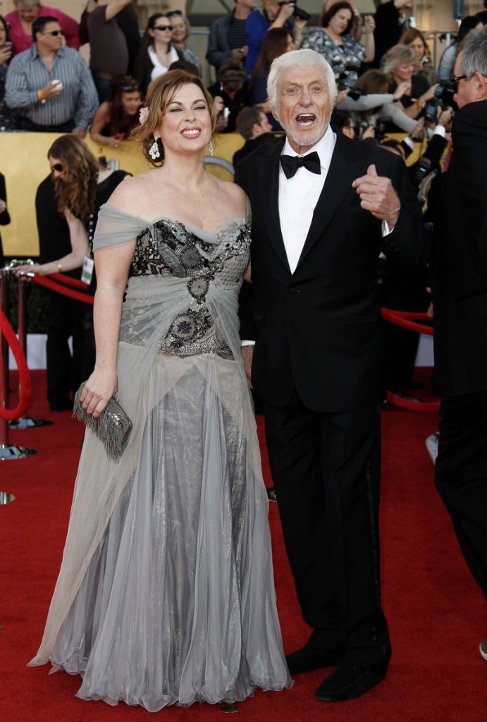 Dick Van Dyke and Arlene Silver arrive at the 18th annual Screen Actors Guild Awards in Los Angeles in January.