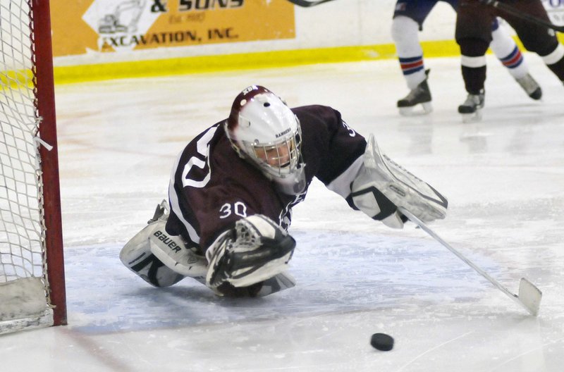 Freshman goalie Kyle Kramlich was one of several underclassmen who played big roles in Greely’s run to the Class B state championship.