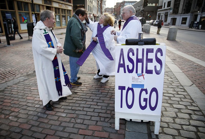 “Ashes to Go,” which dispensed ashes in Monument Square in Portland to people unable to get to church on Ash Wednesday, wins praise from two letter writers.