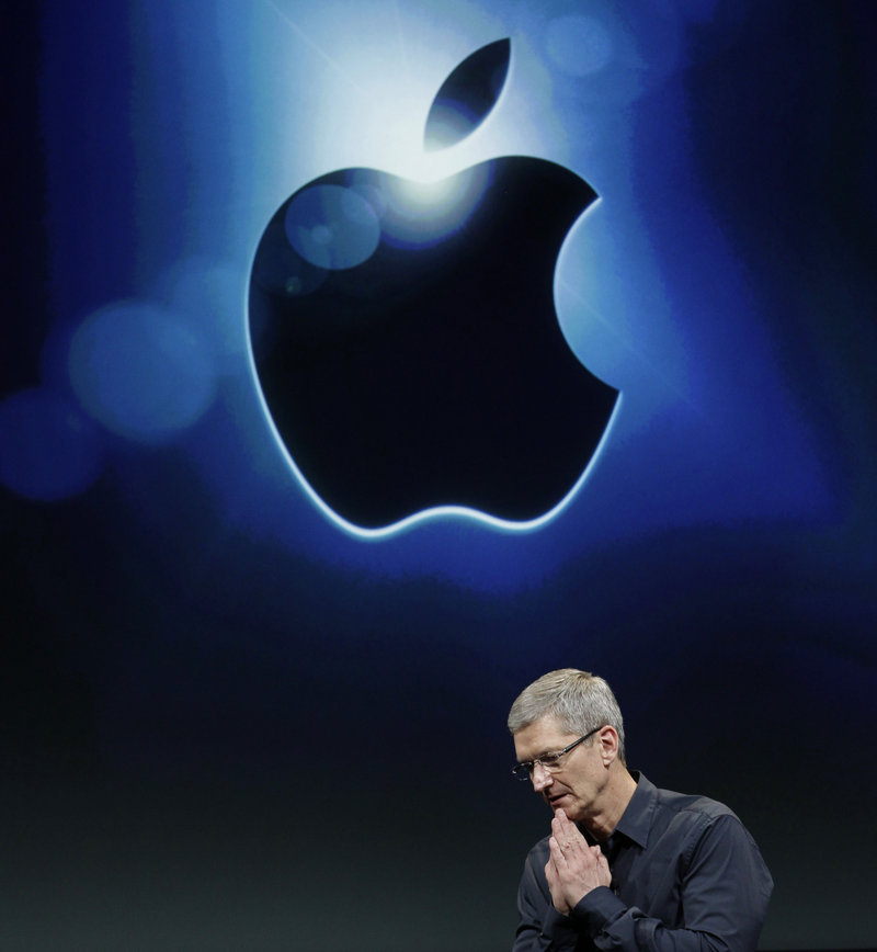 Apple CEO Tim Cook said of the dividend payments and stock buyback, “These decisions will not close any doors for us.”