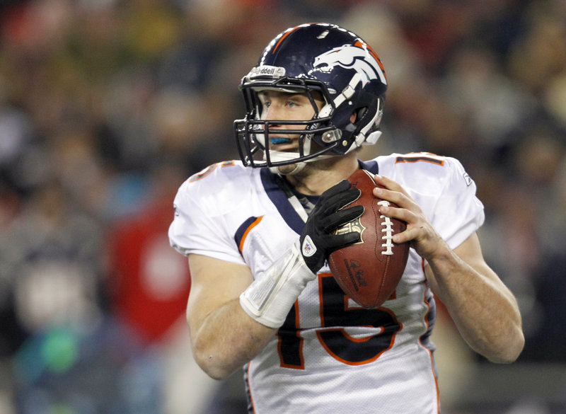 Tim Tebow was erratic at QB and could be traded with Peyton Manning joining the Broncos.