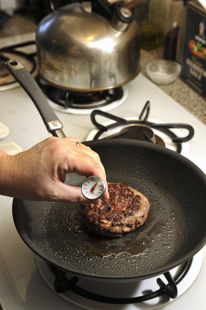 Do cook ground beef to an internal temperature of 160 degrees.