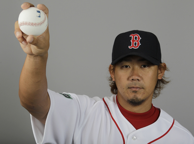 Daisuke Matsuzaka of the Boston Red Sox will pitch at Hadlock on Saturday.