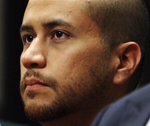 George Zimmerman appears in a court hearing today in Sanford, Fla. Zimmerman has been charged with second-degree murder in the shooting death of the 17-year-old Trayvon Martin.