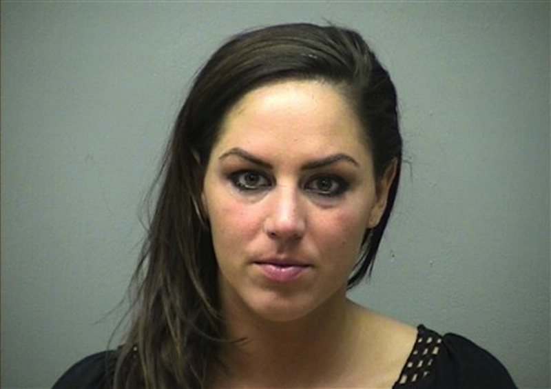 Nicole Houde, 26, of Manchester, N.H., was arrested Wednesday after allegedly punching, kicking, scratching and biting her boyfriend, Scott Nickerson, 33, also of Manchester, police confirmed today.