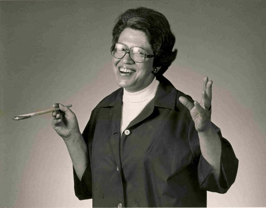 This photo of Theresa Ciampi was used in an Amato’s ad that appeared on Portland city buses.