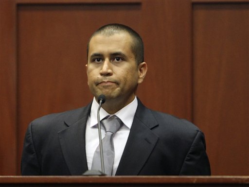 George Zimmerman appears before Circuit Judge Kenneth R. Lester Jr. Friday, April 20, 2012, during a bond hearing in Sanford, Fla. Lester says Zimmerman can be released on $150,000 bail as he awaits trial for the shooting death of Trayvon Martin. Zimmerman is charged with second-degree murder in the shooting of Martin. He claims self-defense. (AP Photo/Orlando Sentinel, Gary W. Green, Pool)